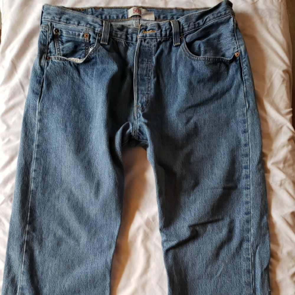 Mens 501 Levi's Light Blue 38 x 30